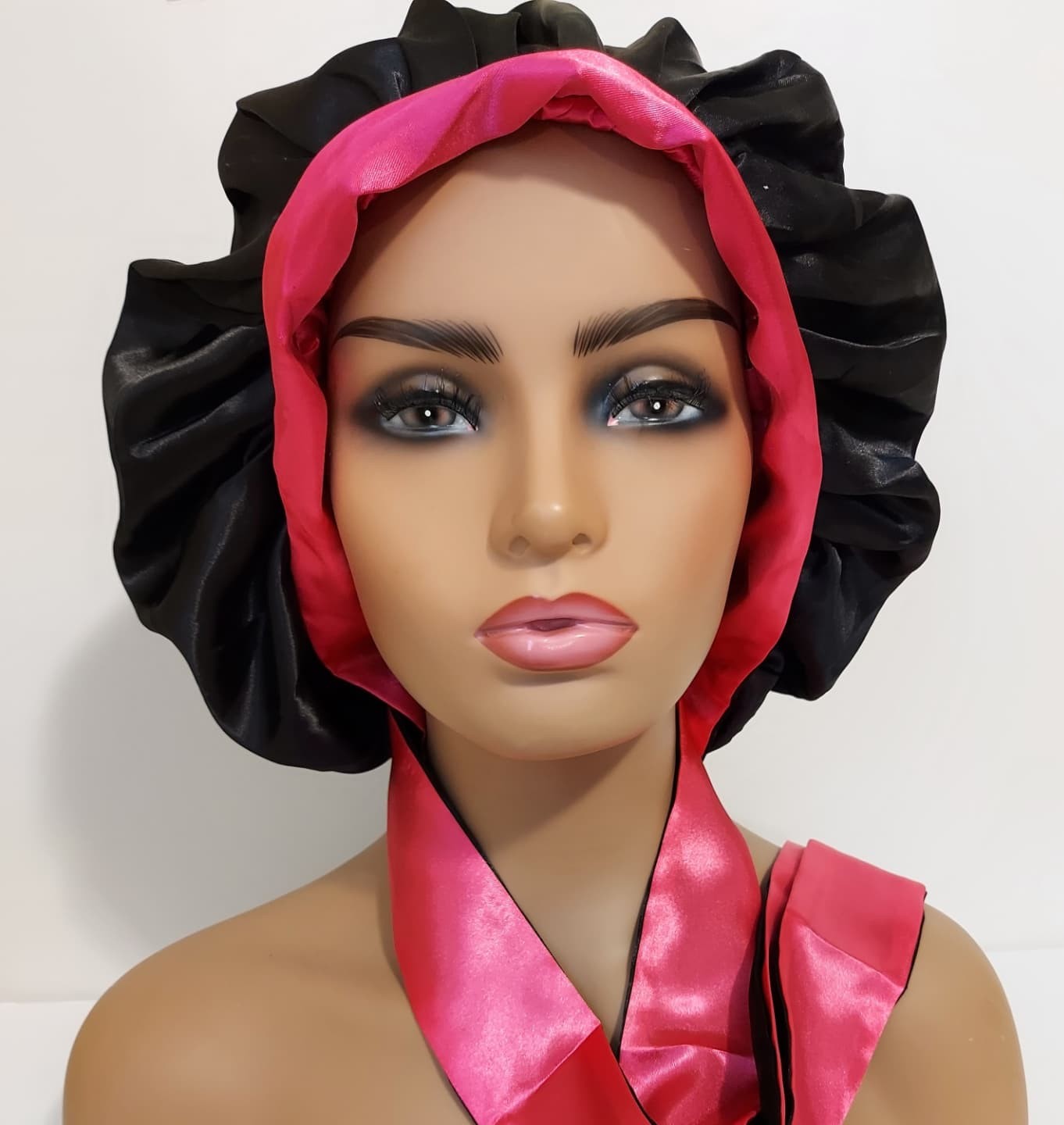 Silk Satin Hair Bonnet For Sleeping at Night That Keep Your Hair Protected