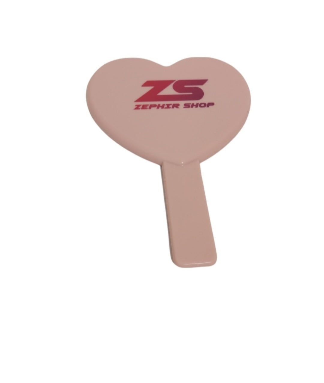 ZS Heart Shaped Handheld mirror Cosmetic Make up Mirror With Handled
