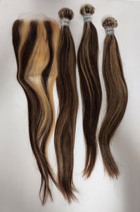 Lace Closure Custom Wigs Human Hair